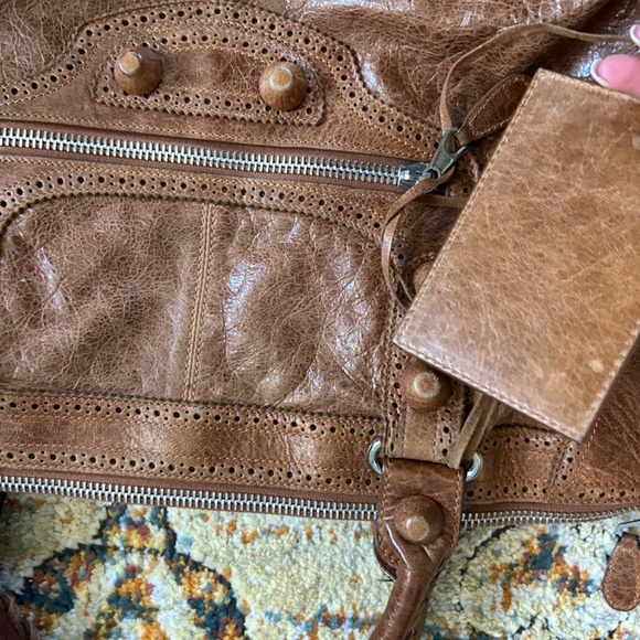 Balenciaga Weekender covered giant, brogue Cognac - Picture 6 of 16